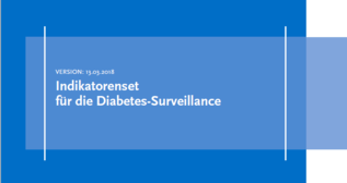 Cover des Indikatorensets der Diabetes-Surveillance